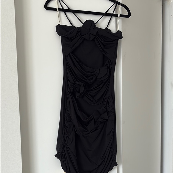 Maygel Coronel Chic Black Mini Dress
